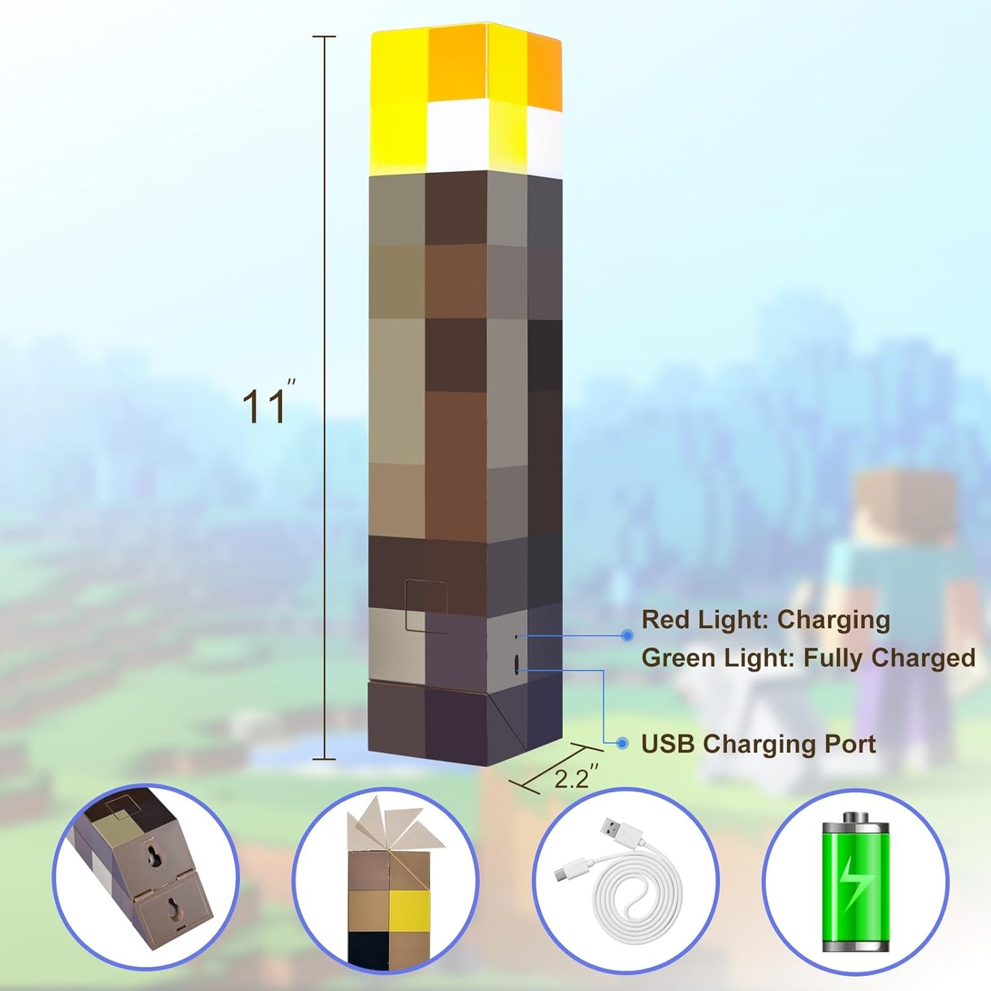 Minecraft LED Torch