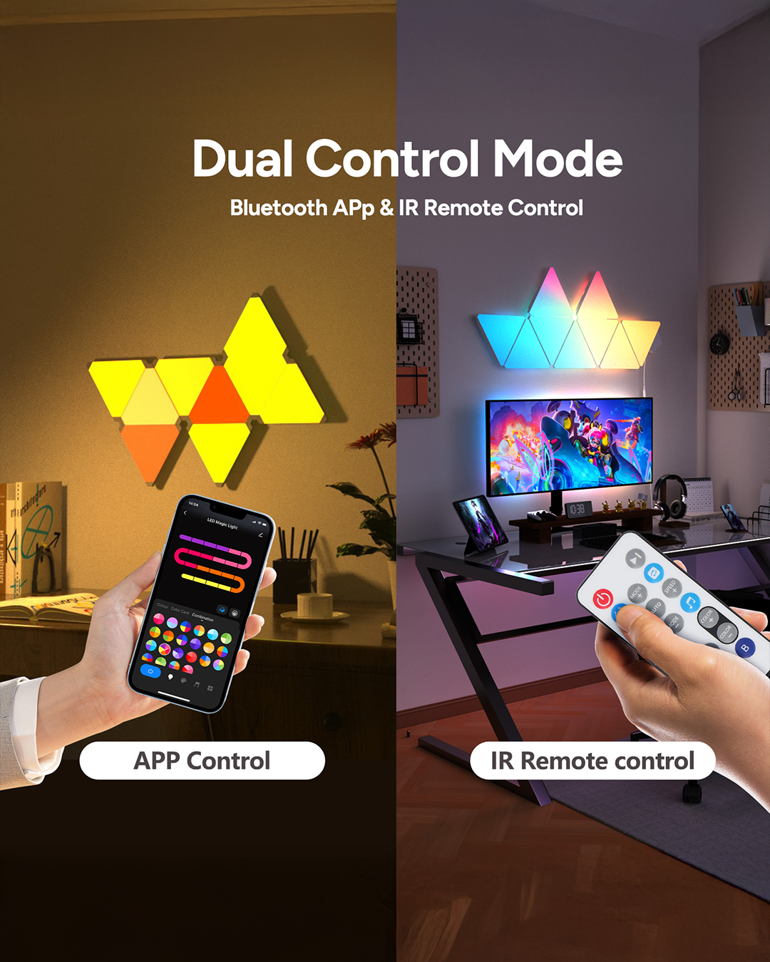 Dream Color Light LED – Smart Digital Triangle Light