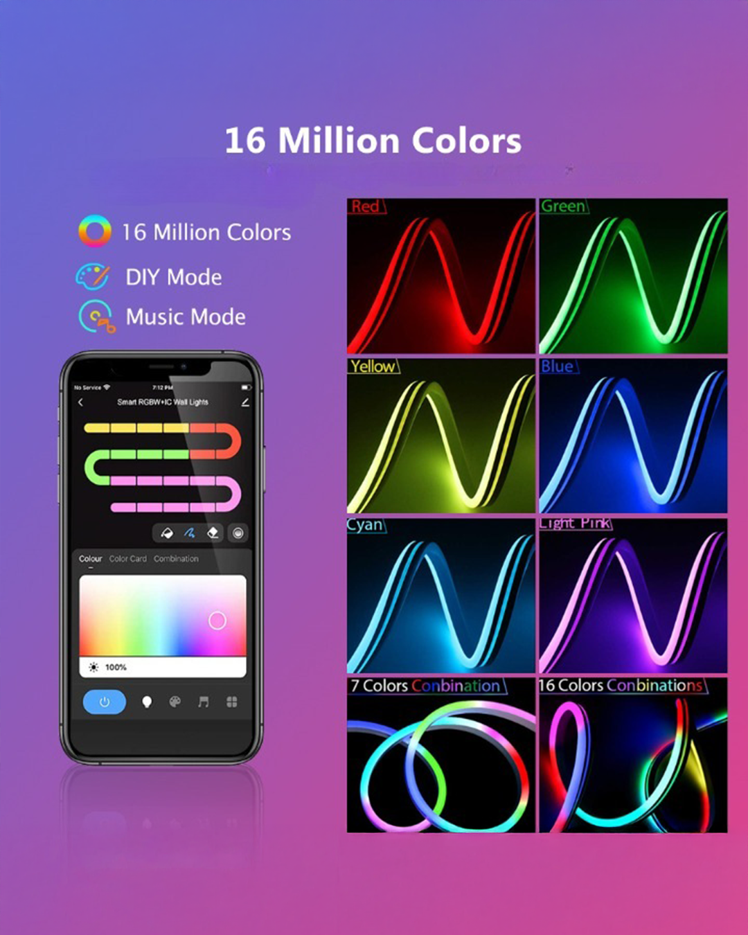 5M LED Smart Neon Light
