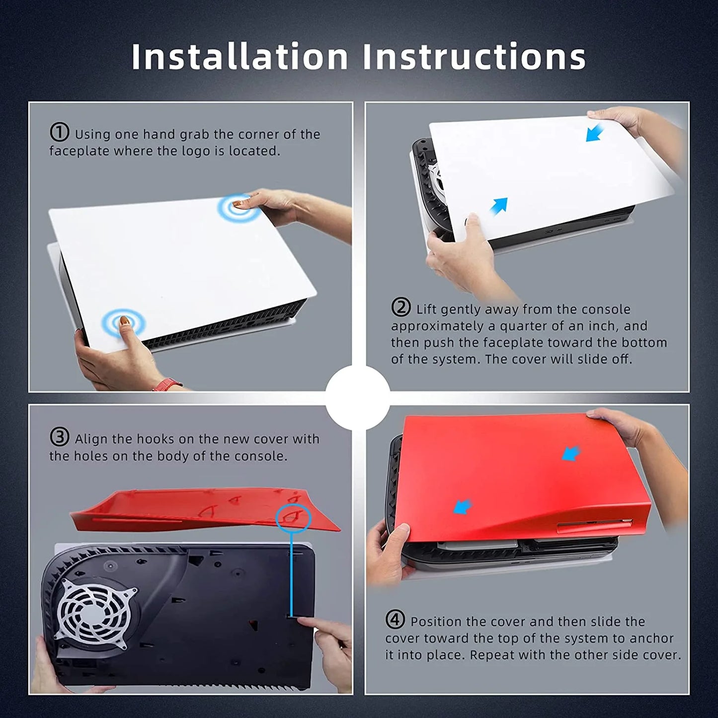 Plastic PS5 Faceplate