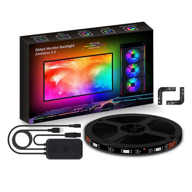 RGBIC Smart Light Strip PC Display Screen Music Atmosphere Light APP