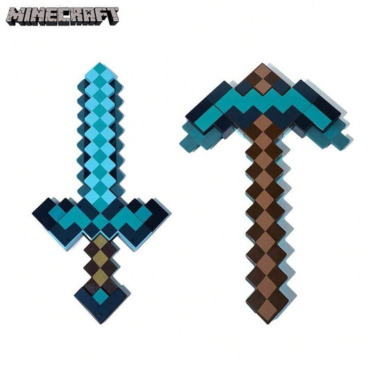 Minecraft Diamond Sword Diamond Pick Axe
