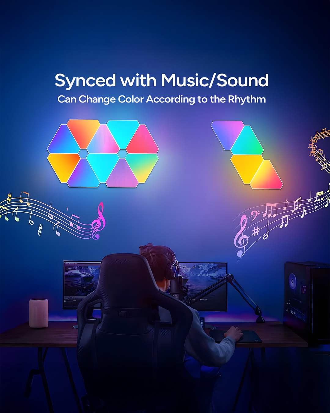 Dream Color Light LED – Smart  Digital Triangle Light