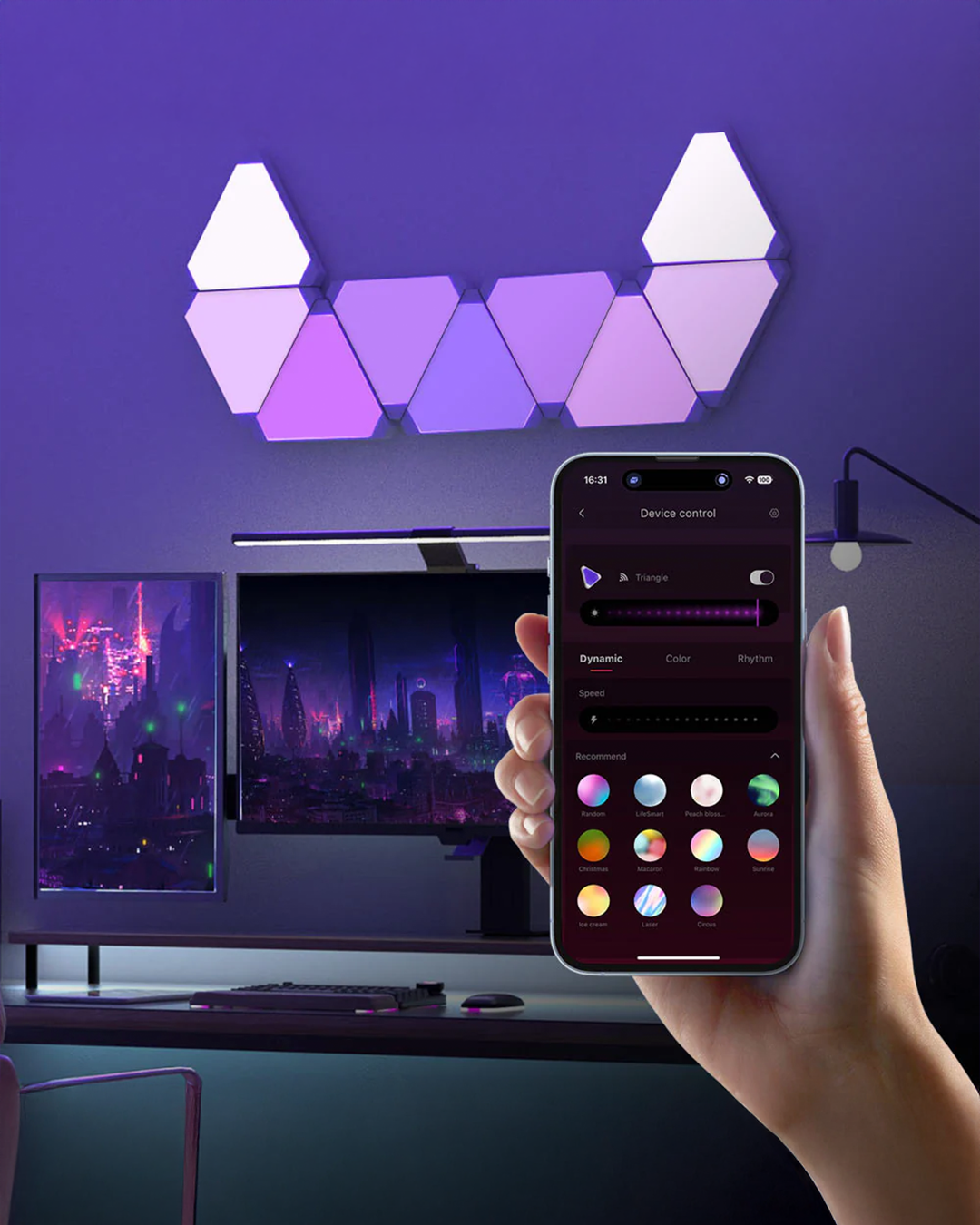 Dream Color Light LED – Smart  Digital Triangle Light