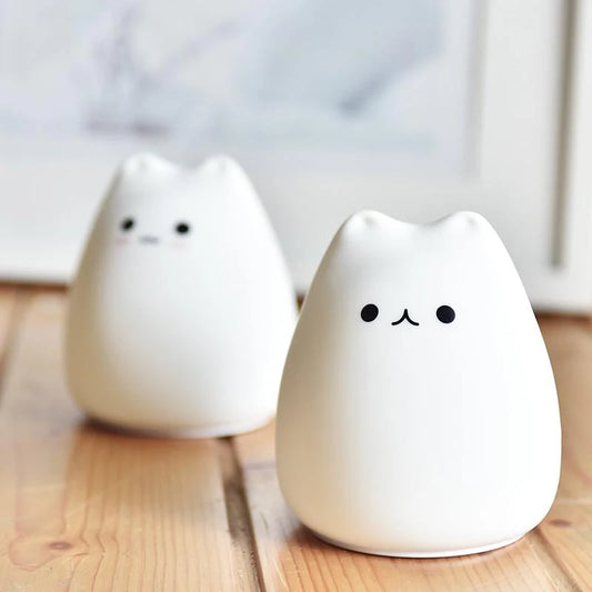 Cute cat Silicone Light Lamp