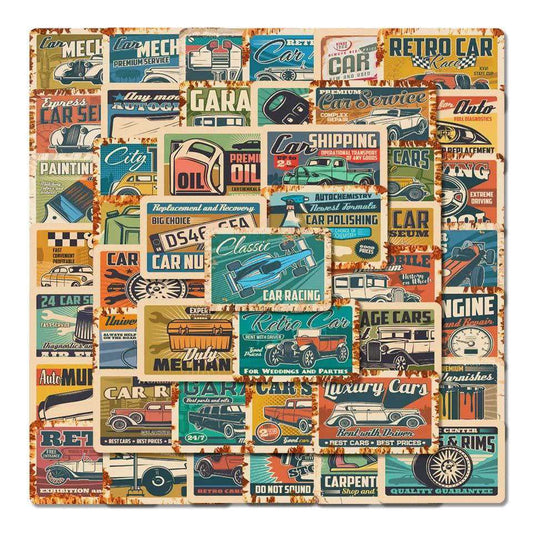 Stickers | Classic Car Racing stickers