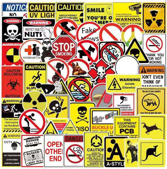 Stickers | Warning & Hazard signs stickers
