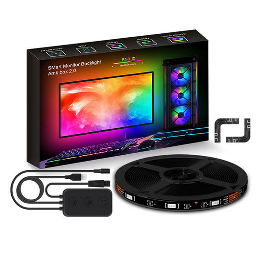 RGBIC Smart Light Strip PC Display Screen Music Atmosphere Light APP